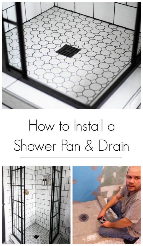 How to Install a Shower Pan [& Drain] - Lindi & Russ