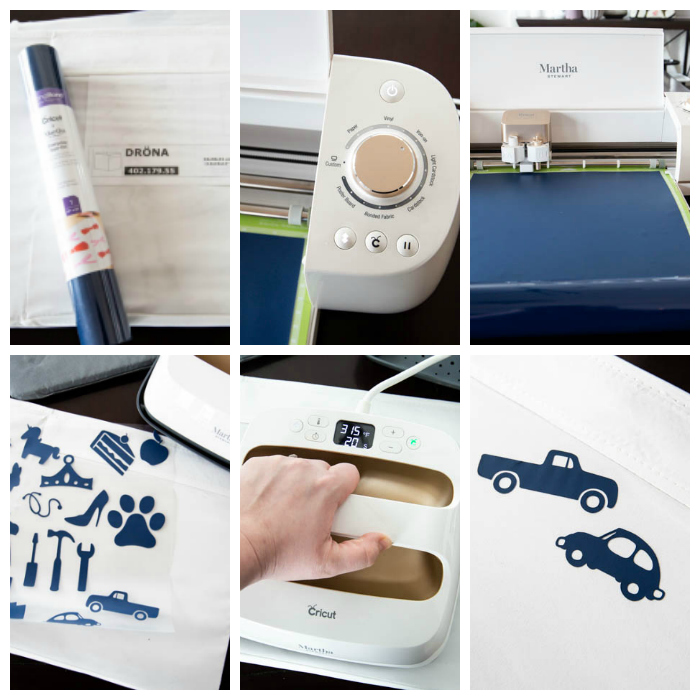 Using the Cricut Explore Air 2 to Iron labels onto bins