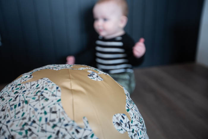 fabric ball for a baby boy