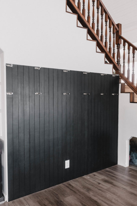 Easy DIY Vertical Shiplap Wall - Lindi & Russ