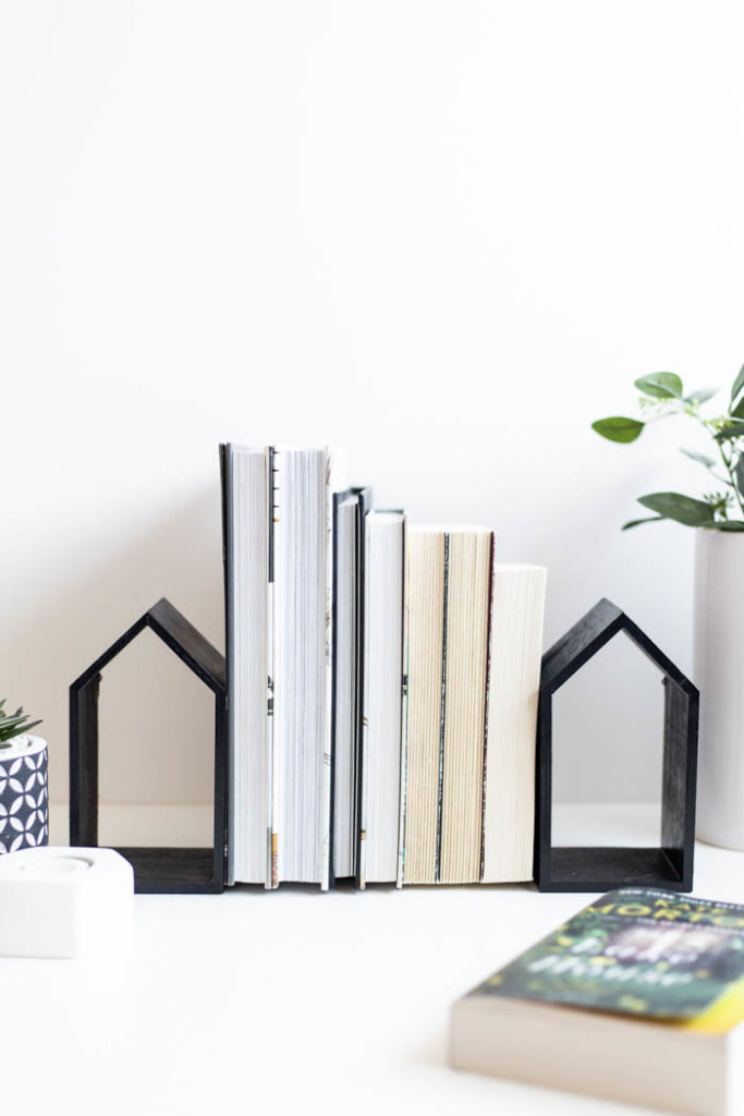 Easy DIY Bookend Houses