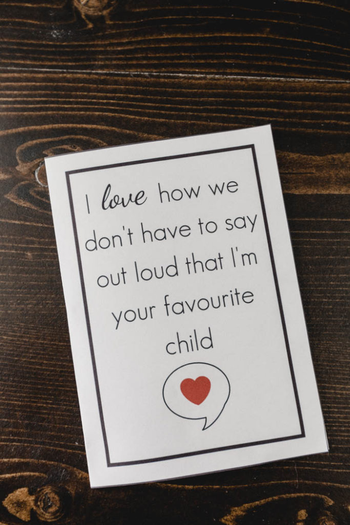 Free printable funny mother's day car