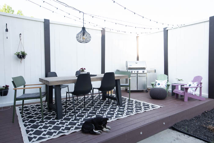 A Floating Deck and Privacy Wall