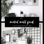 Metal Wall Grid vision board