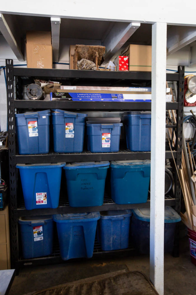 metal shelf DIY