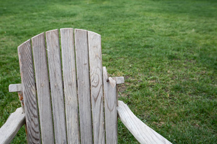 fixing a broken adirondack chair