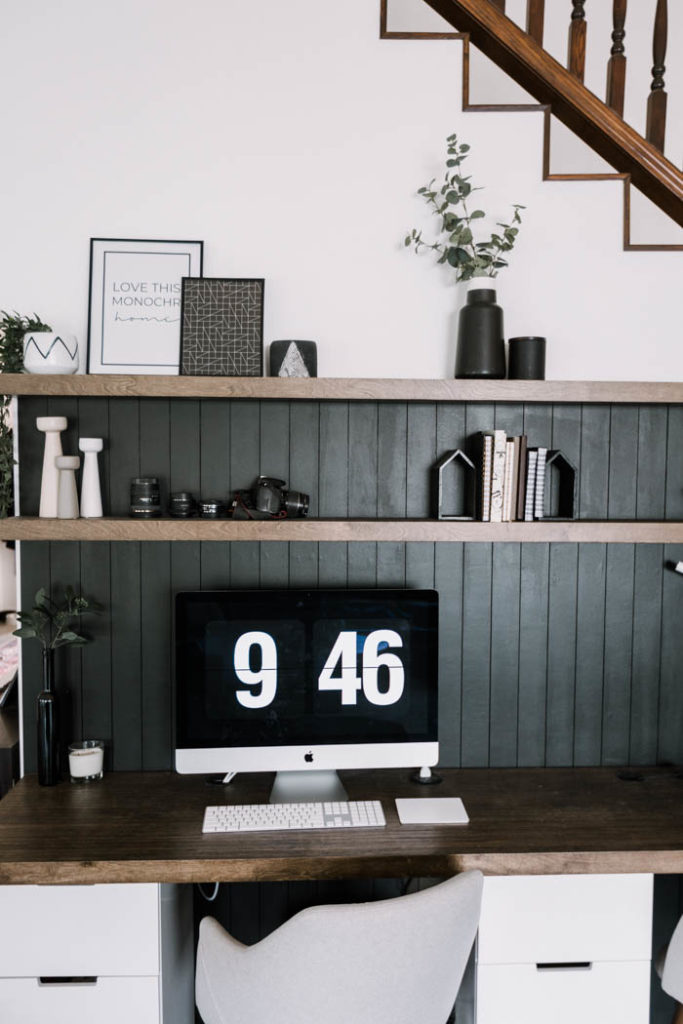 office shelf styling