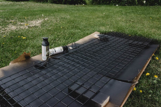 DIY Metal Wall Grid [for the home office] - Lindi & Russ