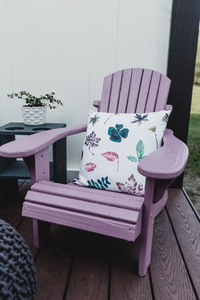 painted muskoka chairs for little girls