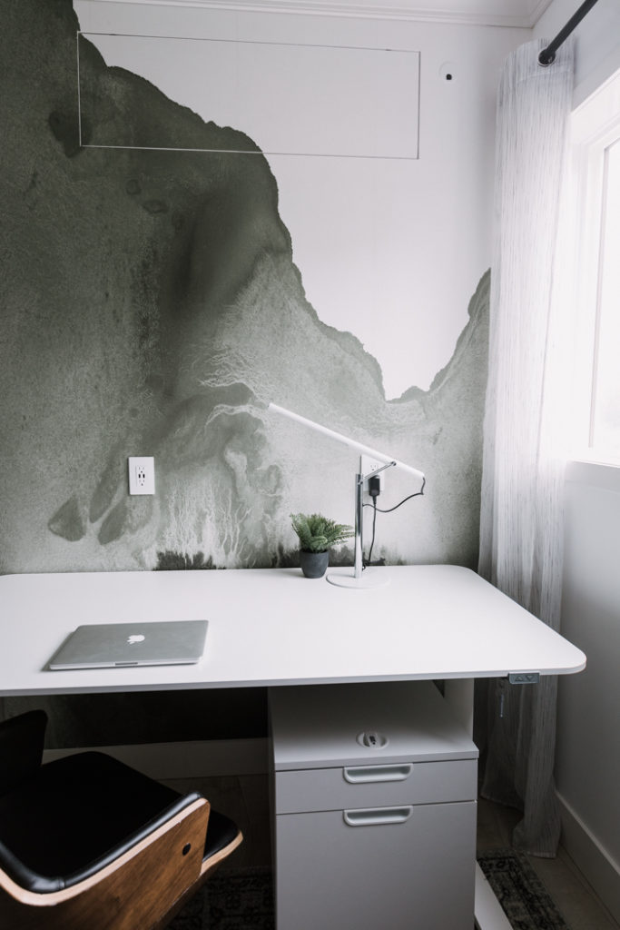 modern wallpaper for home office