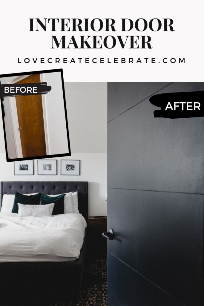 Beautiful interior door makeover before and after photos