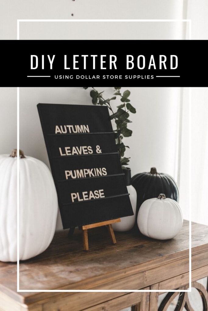 Modern DIY Letter Board