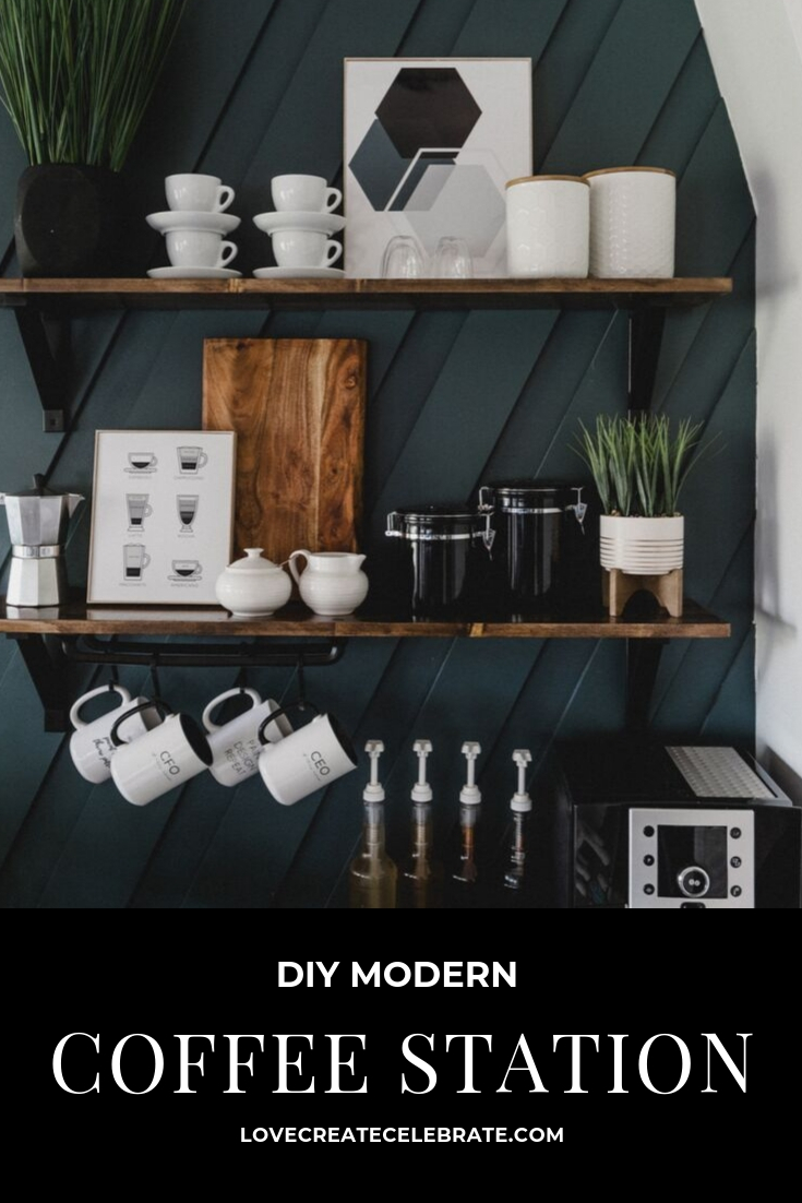 A Modern DIY Coffee Station [for the Home] - Lindi & Russ