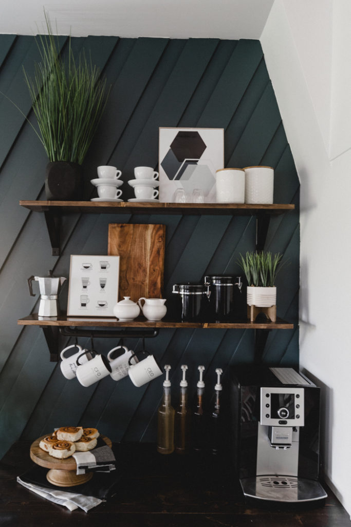 stunning coffee station for the home