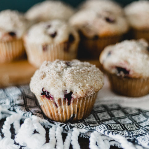 crumb topping on muffins