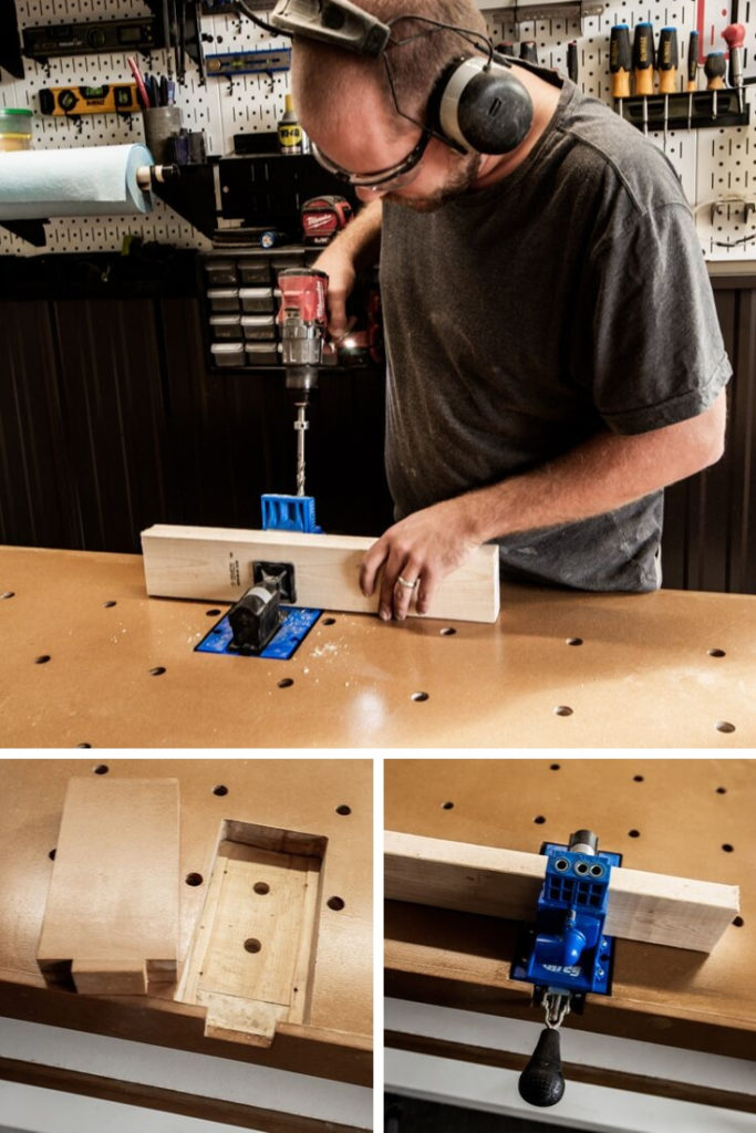 using removable kreg jig