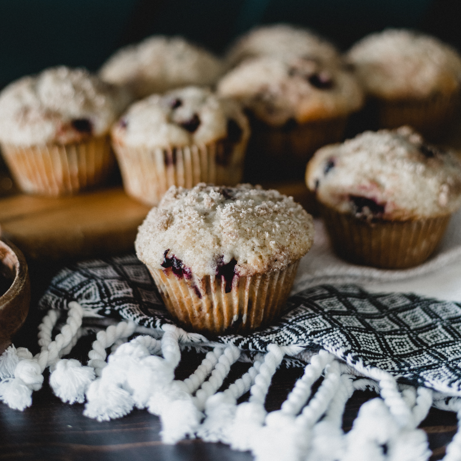 muffins with saskatoon berries