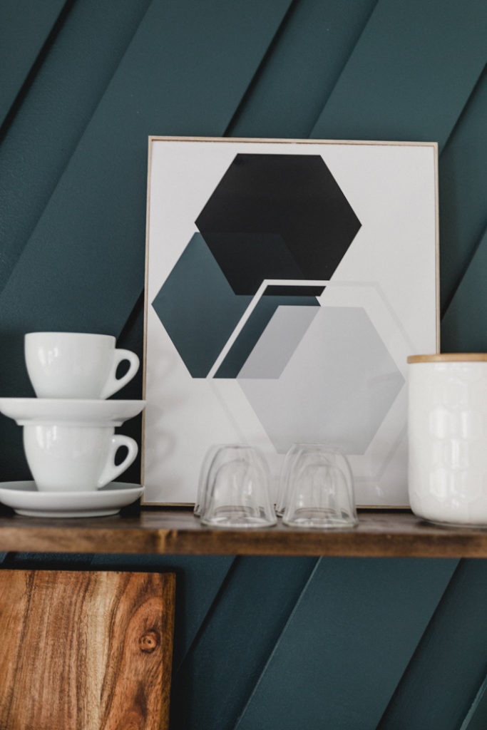 modern printable hexagon