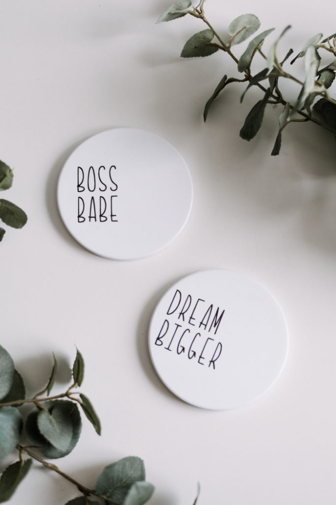 Modern Girl Boss Coasters