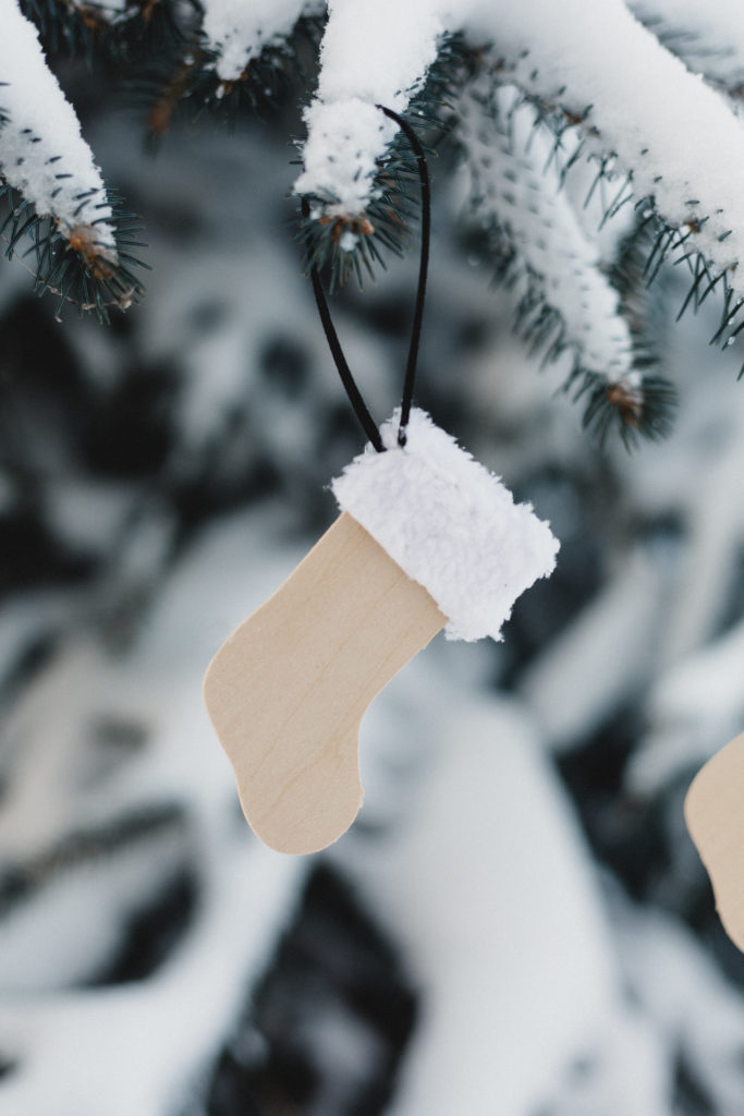 Hanging Mini stocking ornament