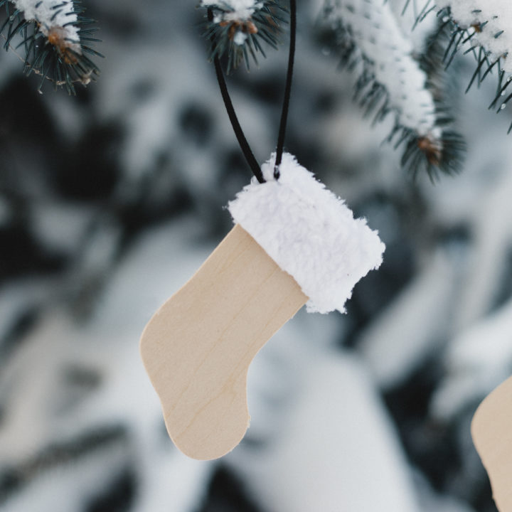 Hanging Mini stocking ornament