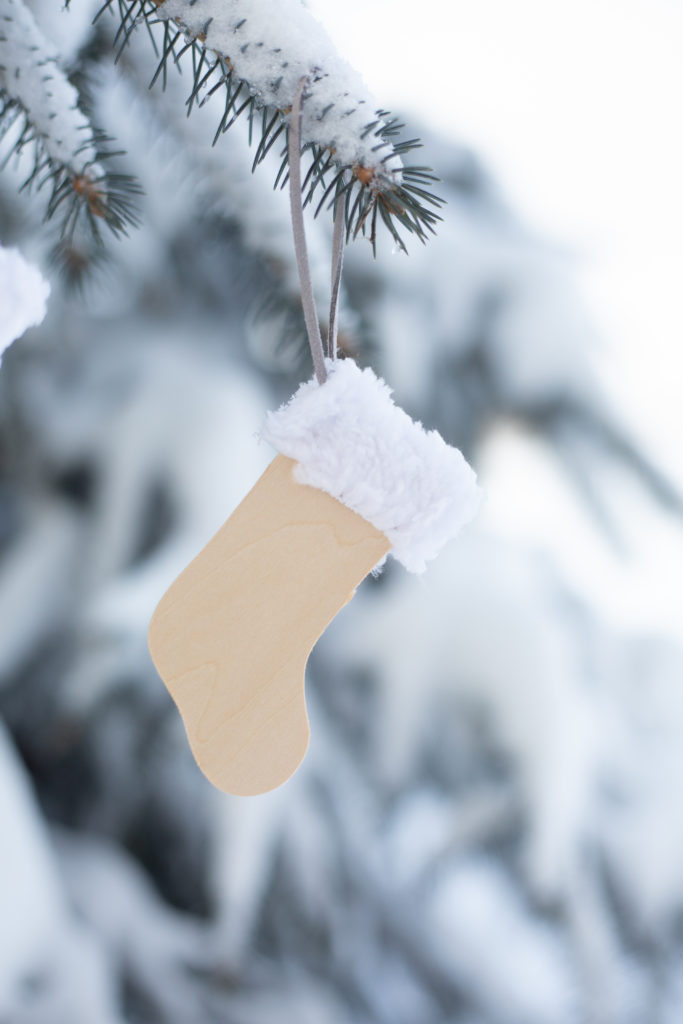 Making a simple stocking ornament