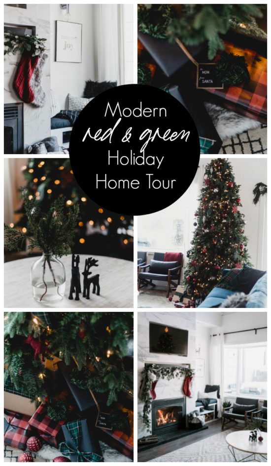Red and Green Christmas Home Tour - Lindi & Russ