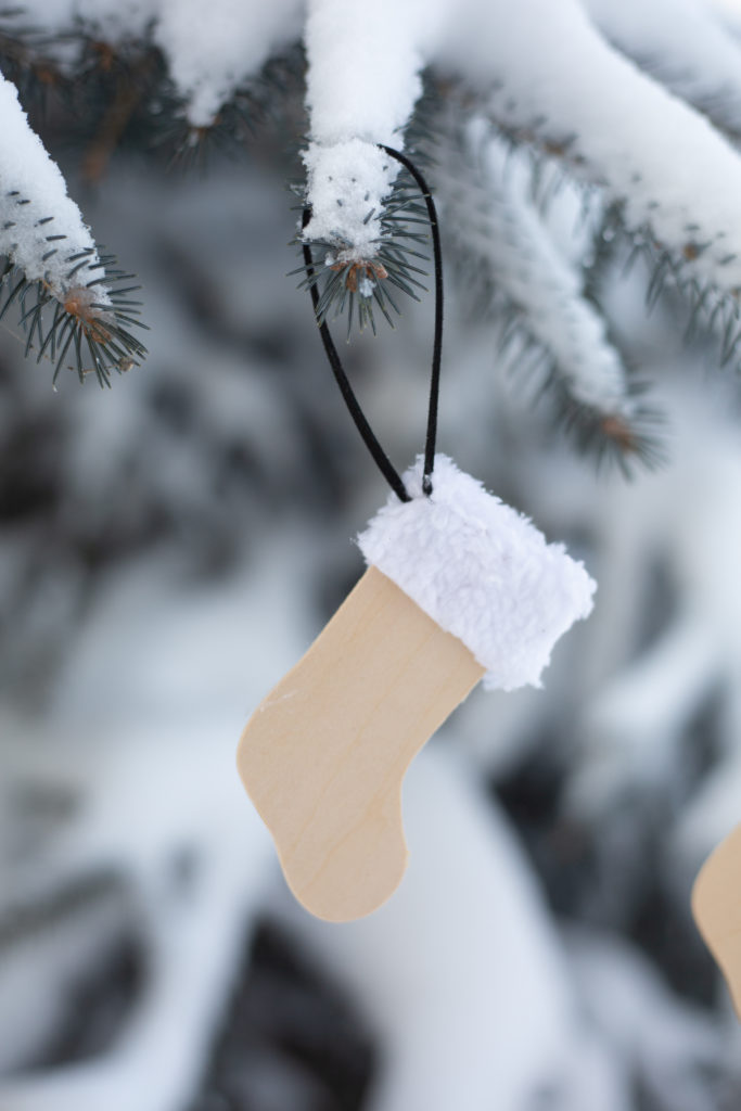 DIY stocking ornament