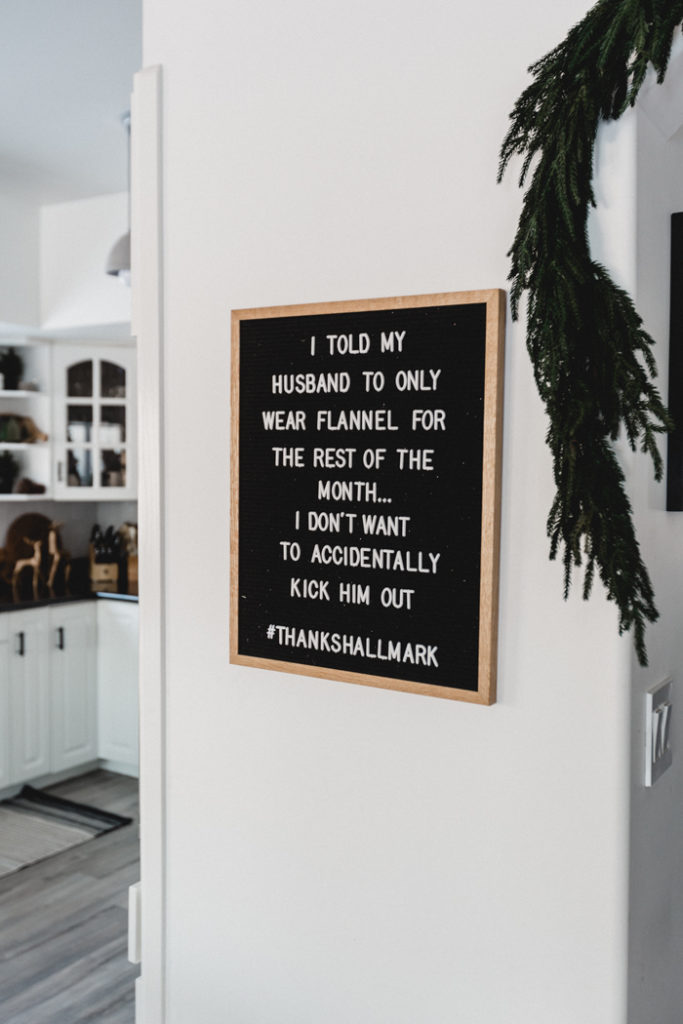 Funny Christmas letterboard