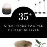 beautiful home decor pieces to style your shelves