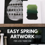 How to make simple spring artwork
