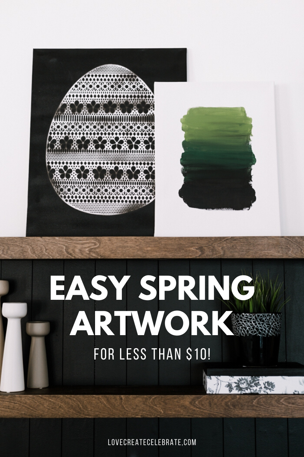 DIY Spring Artwork [for less than $10!] - Lindi & Russ