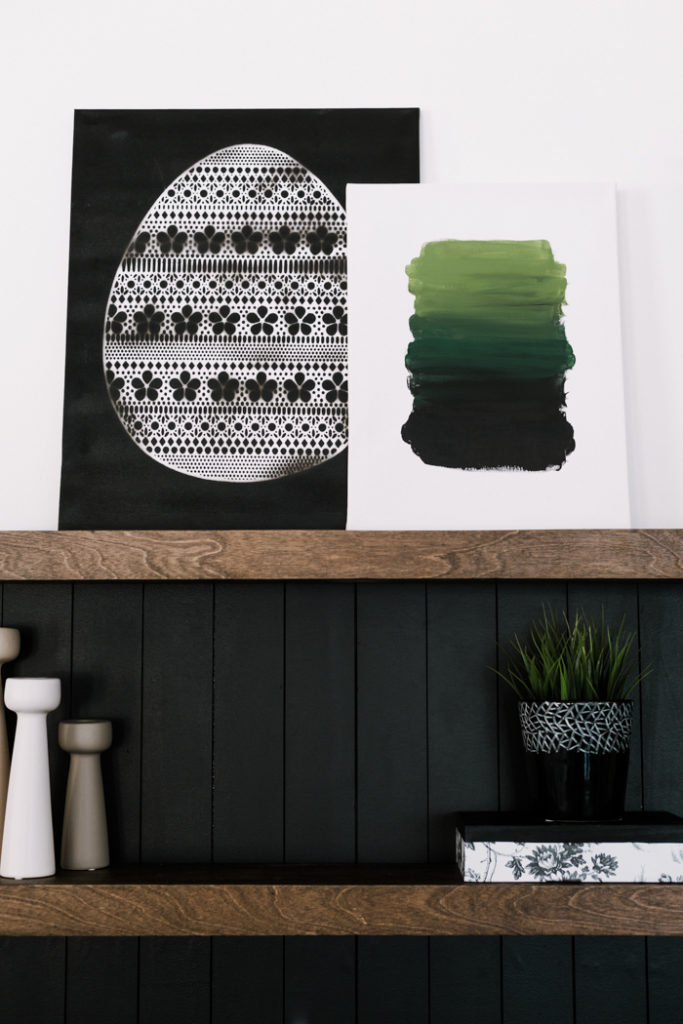 easy Easter or Spring art inspiration