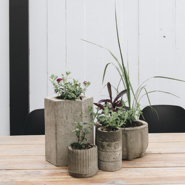 DIY modern planter ideas
