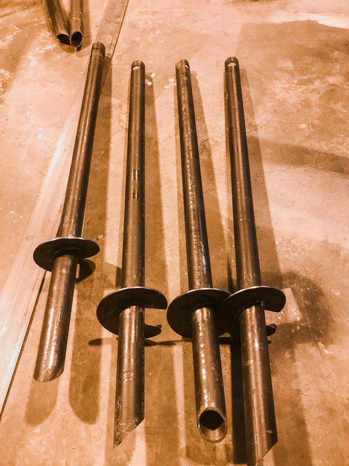 DIY screw piles