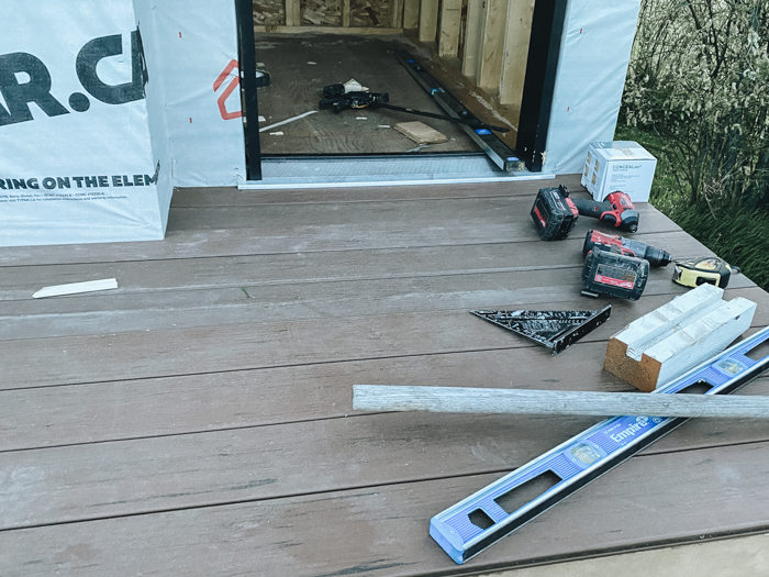 composite decking on playhouse deck