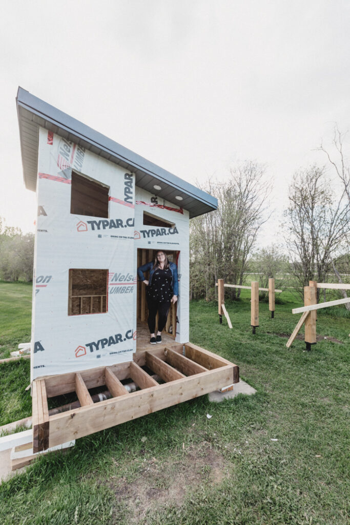 Getting ready to raise up our playhouse