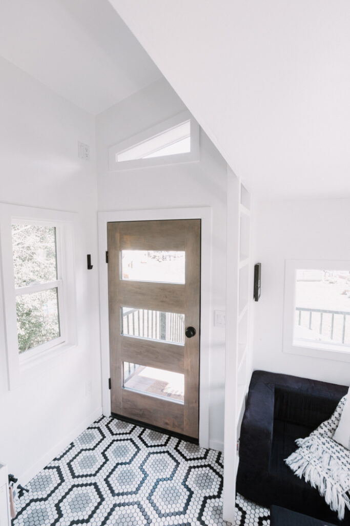 Modern playhouse door build