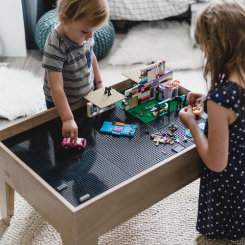 Cute Kids Lego Table