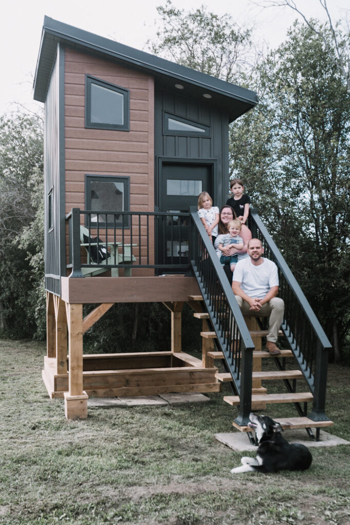 DIY outdoor playhouse build