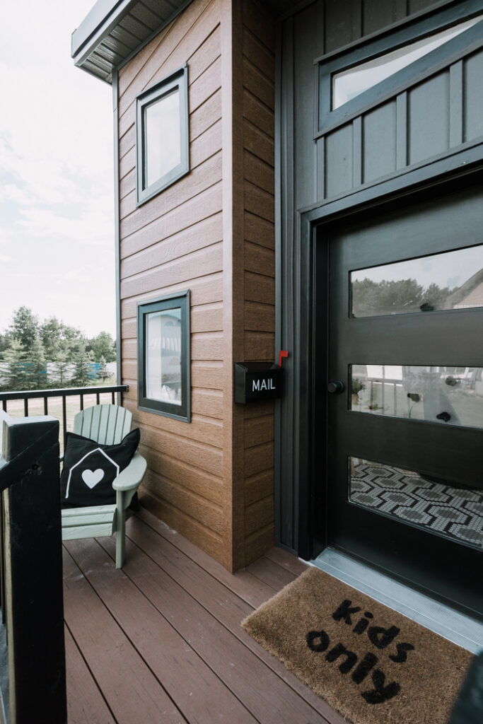 Kids playhouse front porch