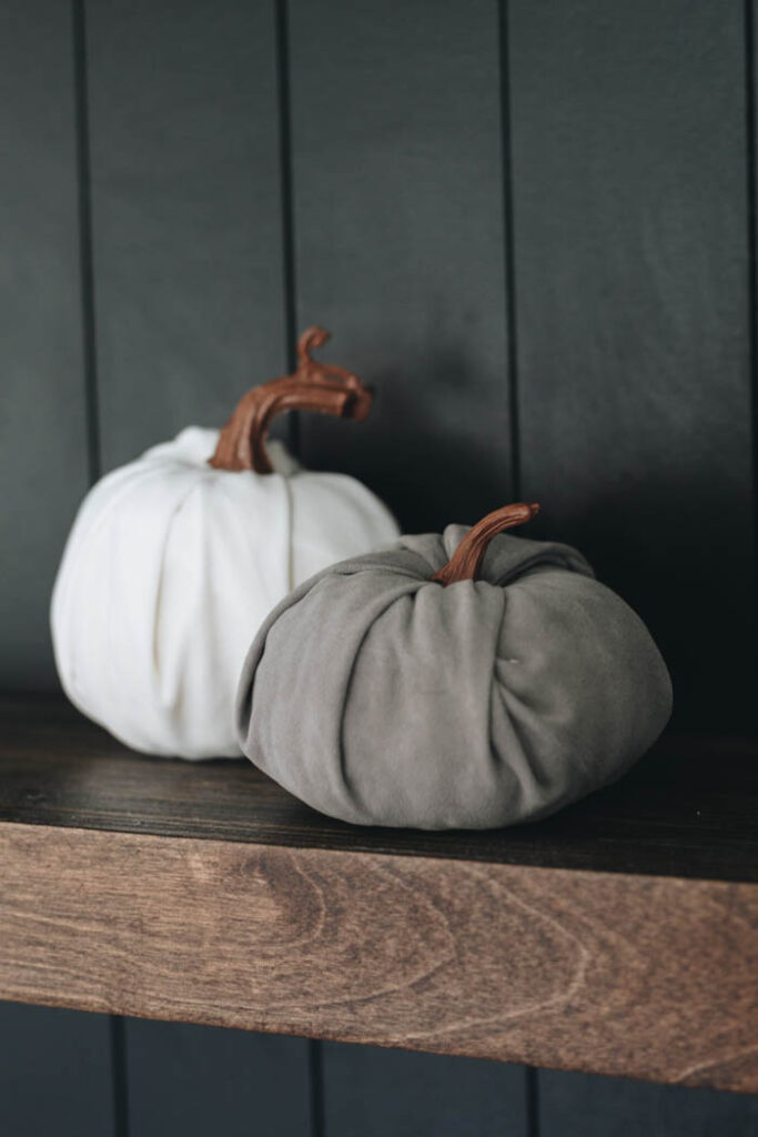 white and grey pumpkins