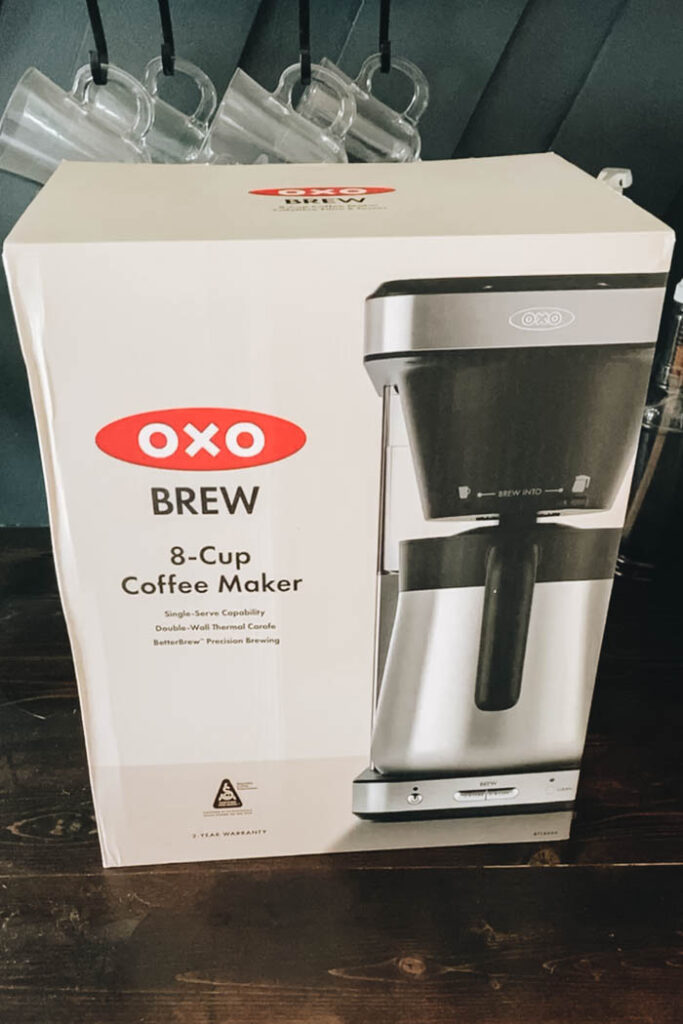 OXO 8 brew coffee maker