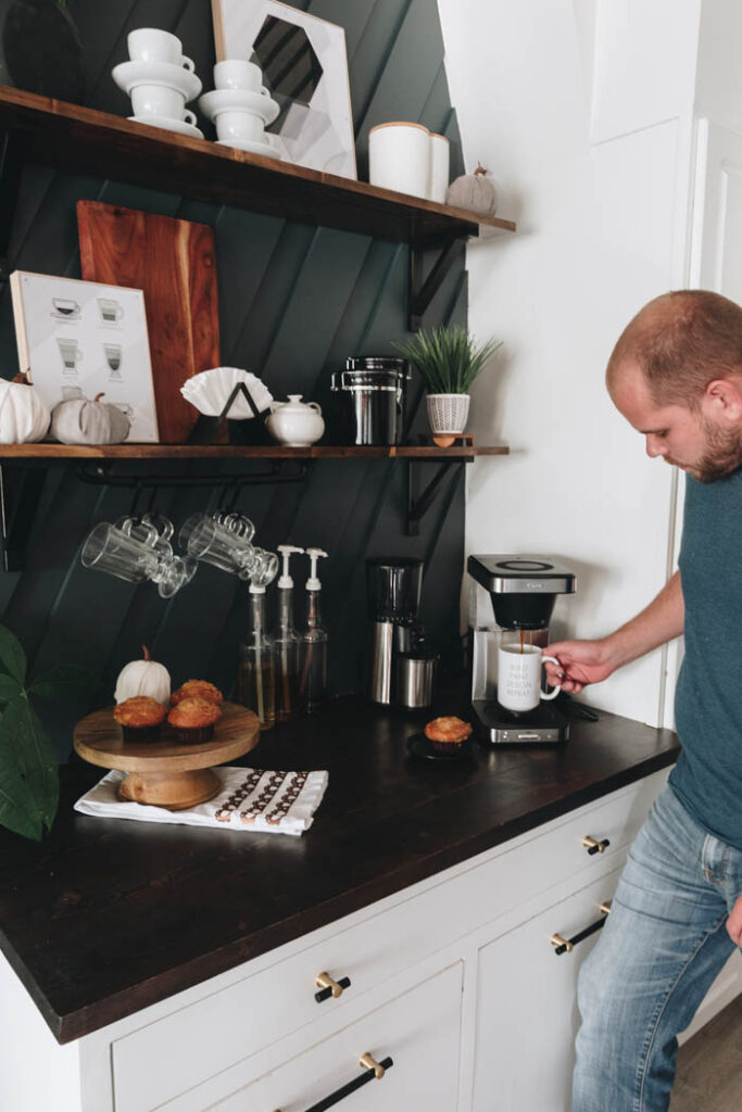 beautiful coffee bar for fall