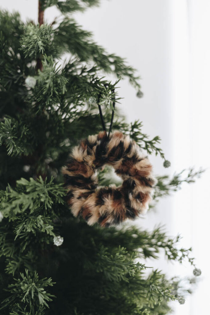 Leopard Print Christmas Decor