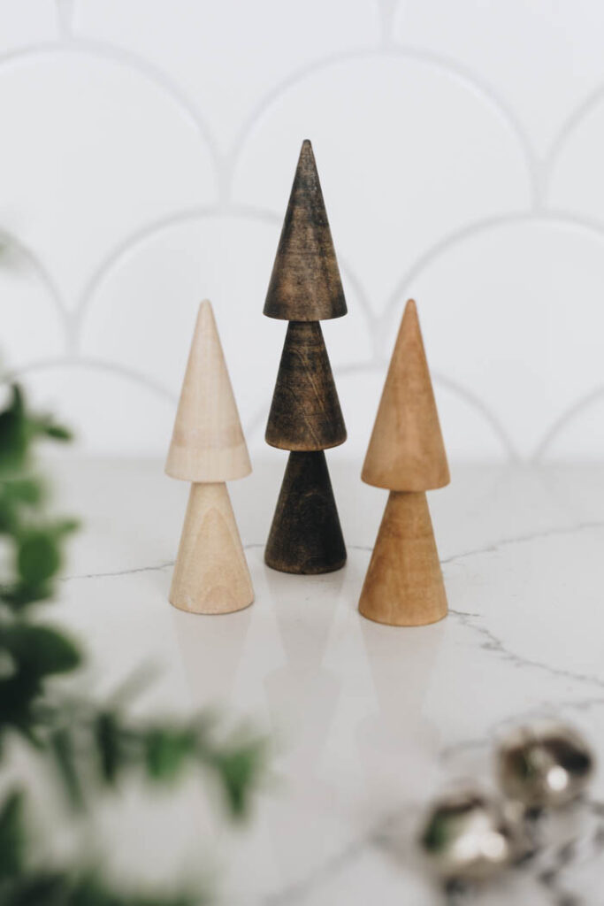 DIY Wooden Christmas Trees