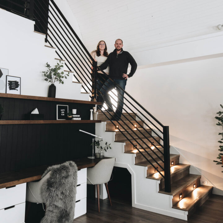 Modern staircase renovation