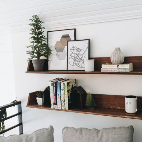 DIY bookshelves