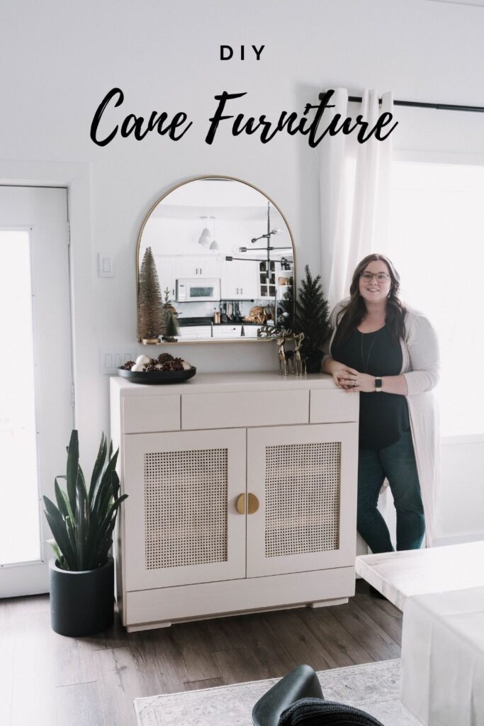 Beautiful DIY Cane Furniture Makeover