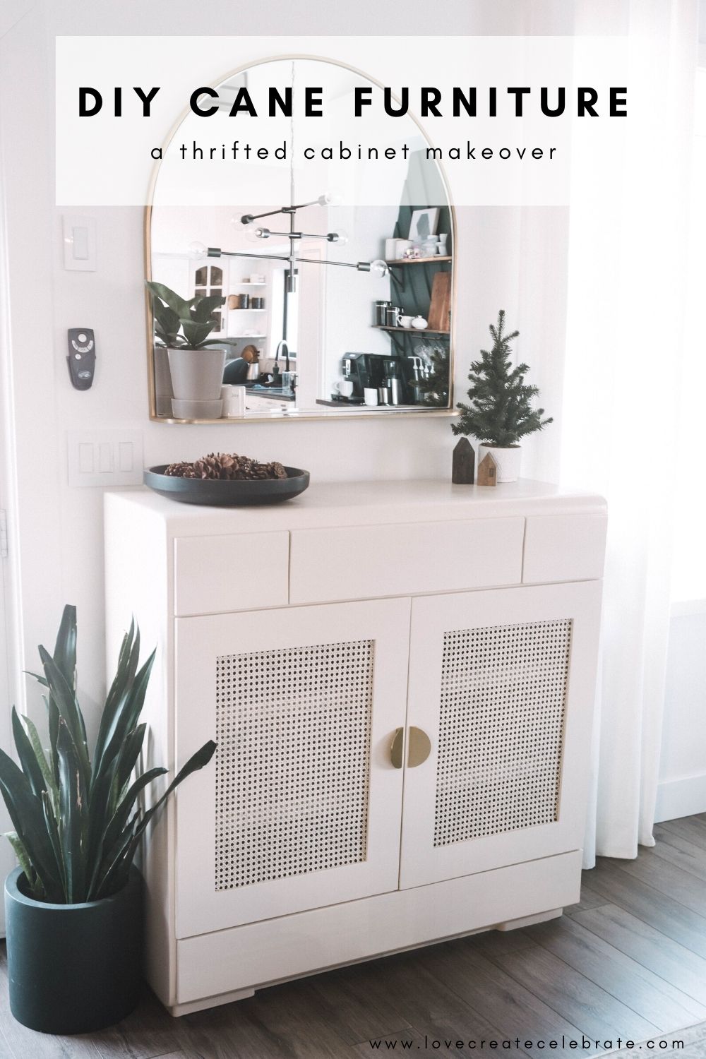 DIY Cane Furniture: A Thrifted Cabinet Makeover - Lindi & Russ